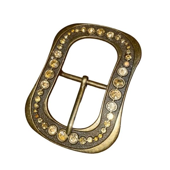 Vintage Rounded Rectangle Belt Buckle - Bid Now = Discounted Shipping - Picture 8 of 9